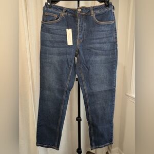 Martha Stewart Weekend Jean, Dark Indigo, Size 8.  NWT.